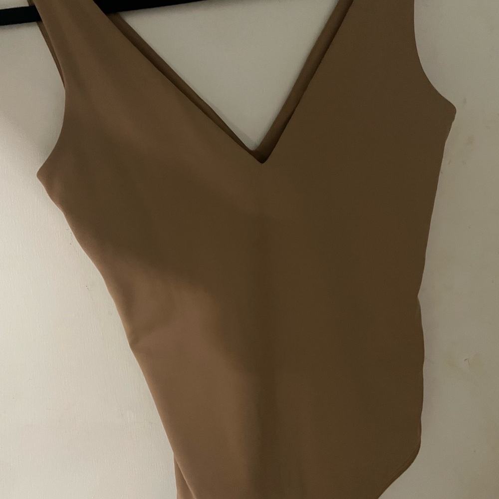 Express Beige Body Contour Top